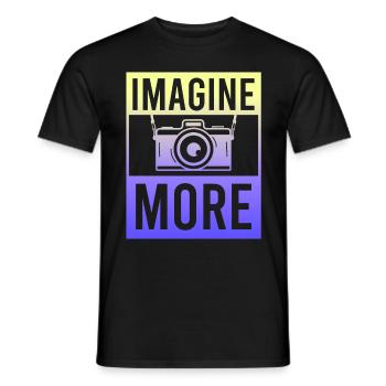 Photography Photo Photographer Photographers! Photographers - Men's T-Shirt - black - Front - AI Model Male 178 light (178cm)