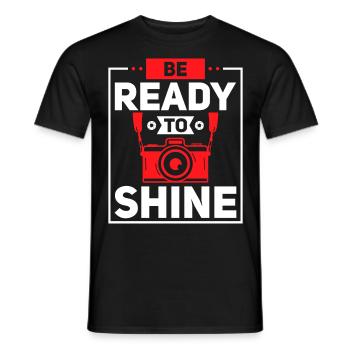 Photographie Photo Photographe Photographes! Photographes - T-shirt homme - noir - Devant - AI Model Male 178 light (178cm)
