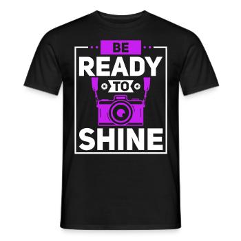 Photographie Photo Photographe Photographes! Photographes - T-shirt homme - noir - Devant - AI Model Male 178 light (178cm)