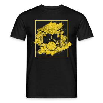 Drummers Drummers Drummers Drummers - Men's T-Shirt - black - Front - AI Model Male 178 light (178cm)