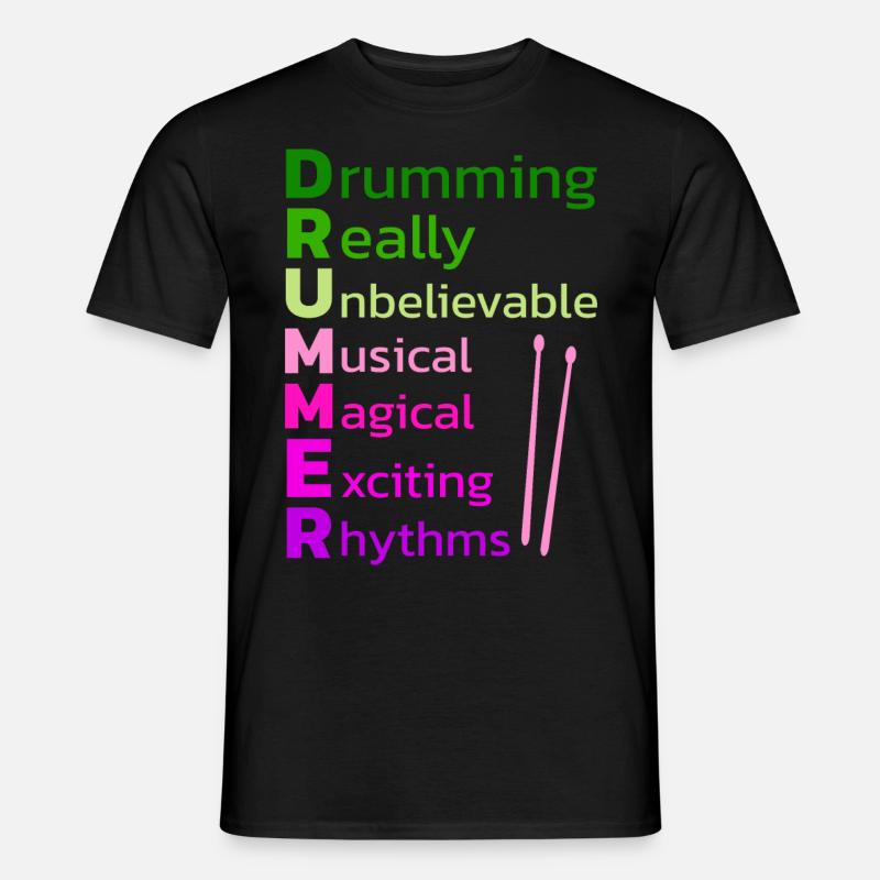 Drummers Drummers Drummers Drummers - Men’s T-shirt - black