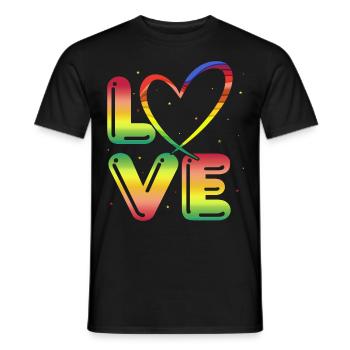 80s Retro CostumeTheme Party Costume 90s Party - Men's T-Shirt - black - Front - AI Model Male 178 light (178cm)