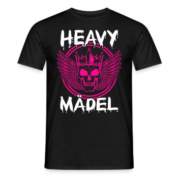 Biker Rocker, Heavy Rock, Punk, Hard Girl Metal - T-shirt homme - noir - Devant - AI Model Male 178 light (178cm)