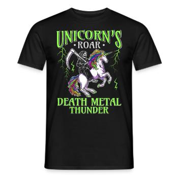 Goth Rock Satan Girl Woman Festivals Death Metal - Männer T-Shirt - Schwarz - Vorne - AI Model Male 178 light (178cm)