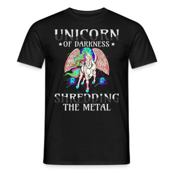 Goth Rock Satan Girl Woman Festivals Death Metal - Männer T-Shirt - Schwarz - Vorne - AI Model Male 178 light (178cm)