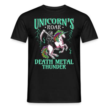 Goth Rock Satan Girl Woman Festivals Death Metal - Männer T-Shirt - Schwarz - Vorne - AI Model Male 178 light (178cm)