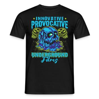 Underground Film, Independent Cinema, Horror - Männer T-Shirt - Schwarz - Vorne - AI Model Male 178 light (178cm)