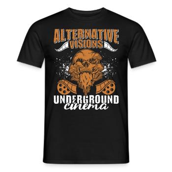 Underground Film, Independent Cinema, Horror - Männer T-Shirt - Schwarz - Vorne - AI Model Male 178 light (178cm)