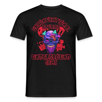 Underground Film, Independent Cinema, Horror - Männer T-Shirt - Schwarz - Vorne - AI Model Male 178 light (178cm)