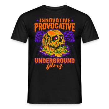 Underground Film, Independent Cinema, Horror - Männer T-Shirt - Schwarz - Vorne - AI Model Male 178 light (178cm)