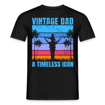 Super papa, papa, meilleur papa Fête des pères - T-shirt homme - noir - Devant - AI Model Male 178 light (178cm)