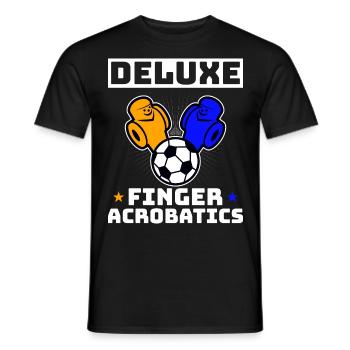 Foosball Gift Fans Wuzler Foosball - Men's T-Shirt - black - Front - AI Model Male 178 light (178cm)