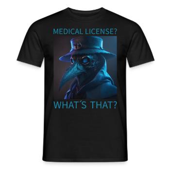 Arzt, Mediziner, Medizin Student, Sponsion - Männer T-Shirt - Schwarz - Vorne - AI Model Male 178 light (178cm)