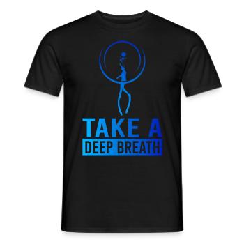 Buceo, Apnea, Apnea Apnea Apnea Apnea Sin Límite Apnea - Camiseta hombre - negro - delante - AI Model Male 178 light (178cm)