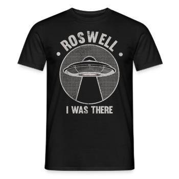 Alien, UFO, UAP, Space, Weltraum Flugobjekt - Männer T-Shirt - Schwarz - Vorne - AI Model Male 178 light (178cm)