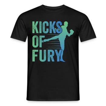 Kickboxer Martial Arts Kickboxing Kickboxen - Männer T-Shirt - Schwarz - Vorne - AI Model Male 178 light (178cm)