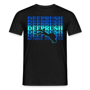 Scuba Diving, Scuba Diving, Holiday Sea Diver - Men's T-Shirt - black - Front - AI Model Male 178 light (178cm)