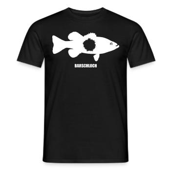 Angel, Angler, Fischer Fischen und Barsch Angeln - Männer T-Shirt - Schwarz - Vorne - AI Model Male 178 light (178cm)