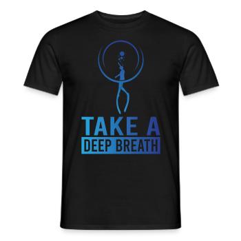 Plongée, Apnée Plongée, Apnée No Limit Apnée Apnée - T-shirt homme - noir - Devant - AI Model Male 178 light (178cm)