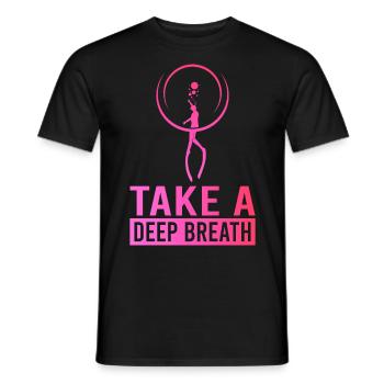 Plongée, Apnée Plongée, Apnée No Limit Apnée Apnée - T-shirt homme - noir - Devant - AI Model Male 178 light (178cm)