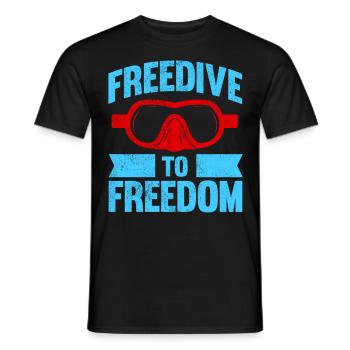 Plongée, Apnée Plongée, Apnée No Limit Apnée Apnée - T-shirt homme - noir - Devant - AI Model Male 178 light (178cm)