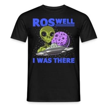 Alien, OVNI, UAP, Espace, Objet volant de l’espace - T-shirt homme - noir - Devant - AI Model Male 178 light (178cm)