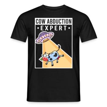 Alien, UFO, UAP, Space, Weltraum Flugobjekt - Männer T-Shirt - Schwarz - Vorne - AI Model Male 178 light (178cm)