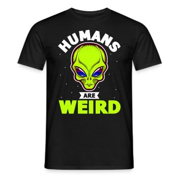Alien, UFO, UAP, Space, Weltraum Flugobjekt - Männer T-Shirt - Schwarz - Vorne - AI Model Male 178 light (178cm)
