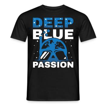 Plongée sous-marine, Plongée sous-marine, Vacances en mer - T-shirt homme - noir - Devant - AI Model Male 178 light (178cm)