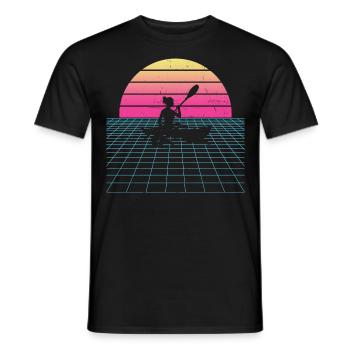Kayak Femme Kayak Canoë Kayak Homme - T-shirt homme - noir - Devant - AI Model Male 178 light (178cm)