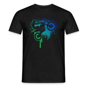 Dirt Bike Dirt Bike Women Dirt Biker Men - Men's T-Shirt - black - Front - AI Model Male 178 light (178cm)