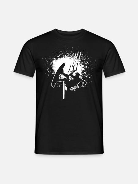 Kitesurfing Kitesurfer Kitesurfing Kitesurf Men - Men's T-Shirt - black
