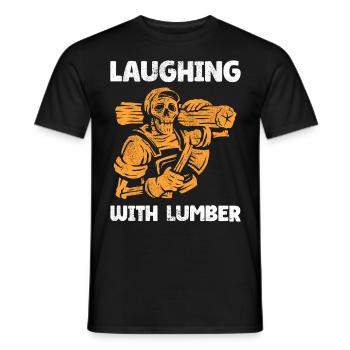 charpentier, charpentier, menuisier, charpentier, - T-shirt homme - noir - Devant - AI Model Male 178 light (178cm)