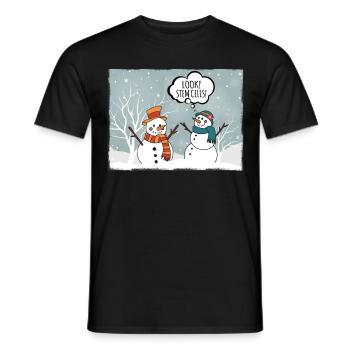Science, Nerd, Physique, Étudiant, Blagues, Geek - T-shirt homme - noir - Devant - AI Model Male 178 light (178cm)