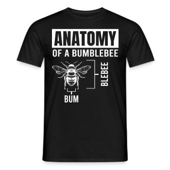 Science, Nerd, Physique, Étudiant, Blagues, Geek - T-shirt homme - noir - Devant - AI Model Male 178 light (178cm)