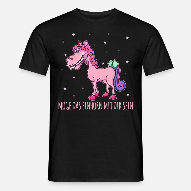 Funny, Mythical Creature, Dinosaur, Funny - Men’s T-shirt - black