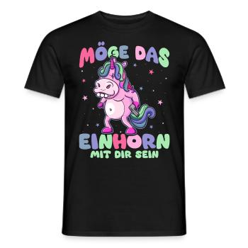 Drôle, Créature Mythique, Dinosaure, Drôle - T-shirt homme - noir - Devant - AI Model Male 178 light (178cm)
