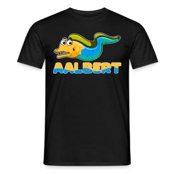 Albert Name, Aalbert Outfit zum Namenstag mit - Männer T-Shirt - Schwarz - Vorne - AI Model Male 178 light (178cm)