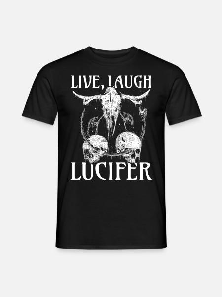 Live Love Luzifer Goth Festival Death Metal - Männer T-Shirt - Schwarz