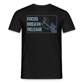 Bogensport Bogenschütze Bogenschießen Pfeil Bogen - Männer T-Shirt - Schwarz - Vorne - AI Model Male 178 light (178cm)
