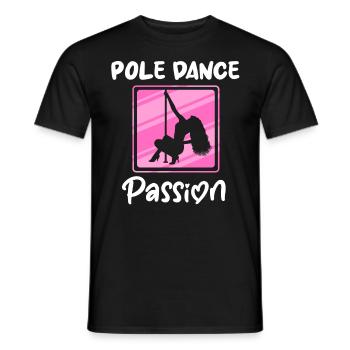 Danseur De Pole Dance, Pole Dance, Pole Dance - T-shirt homme - noir - Devant - AI Model Male 178 light (178cm)