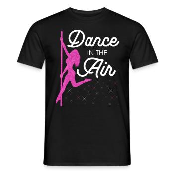 Pole Dance Dancer, Pole Dancing, Pole Dancing - Men's T-Shirt - black - Front - AI Model Male 178 light (178cm)