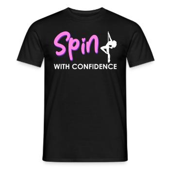 Pole Dance Dancer, Pole Dancing, Pole Dancing - Men's T-Shirt - black - Front - AI Model Male 178 light (178cm)