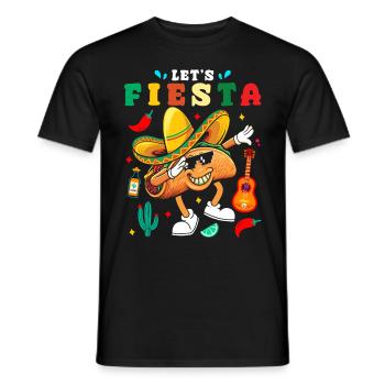 Drôle Meme Citation Taco Fête mexicaine, Fiesta Mexico - T-shirt homme - noir - Devant - AI Model Male 178 light (178cm)