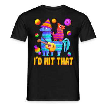 Drôle Meme Citation Taco Fête mexicaine, Fiesta Mexico - T-shirt homme - noir - Devant - AI Model Male 178 light (178cm)