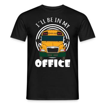 lustiges Busfahrer Schulbusfahrer Spruch Geschenk - Männer T-Shirt - Schwarz - Vorne - AI Model Male 178 light (178cm)