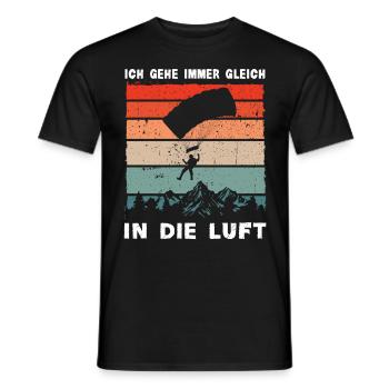 Skydive Freefly Fallschirmspringer Shirt Skydiving - Männer T-Shirt - Schwarz - Vorne - AI Model Male 178 light (178cm)