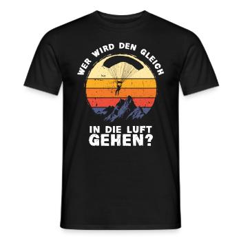 Skydive Freefly Fallschirmspringer Shirt Skydiving - Männer T-Shirt - Schwarz - Vorne - AI Model Male 178 light (178cm)