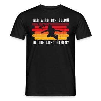 Skydive Freefly Fallschirmspringer Shirt Skydiving - Männer T-Shirt - Schwarz - Vorne - AI Model Male 178 light (178cm)