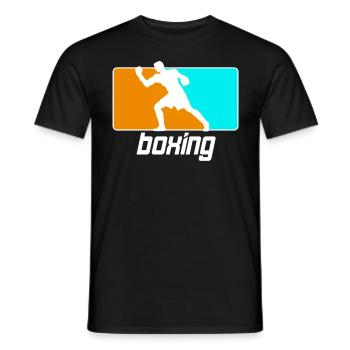 Boxen Arts Martiaux Boxe Boxe Club Boxer - T-shirt homme - noir - Devant - AI Model Male 178 light (178cm)